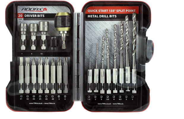 Quick change drill and driver set